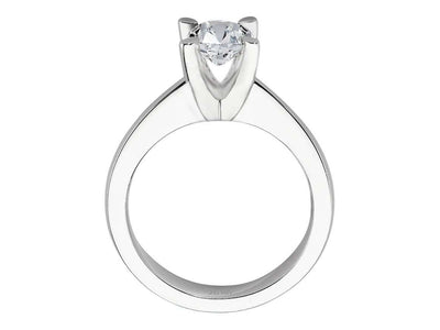 Solitär-Ring mit 0,60 Karat Labordiamant in Weißgold – Modell 17R0213