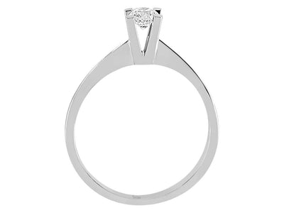 Minimalistischer Solitärring mit Labor-Diamant – 0.26 ct