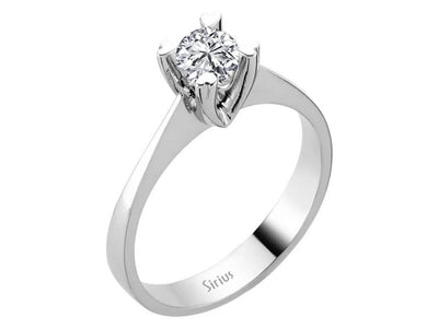 Solitärring mit 0,36 Karat Labordiamant in 14K Weißgold – Ausdruck voller Liebe