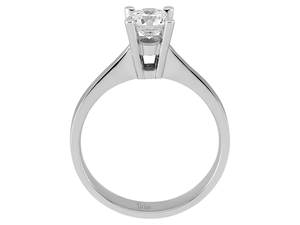 Solitärring mit 0,75 ct Labordiamant aus 14K Weißgold - Eindrucksvoll & Elegant - hochwertiger Schmuck von Rosy Lab Diamonds