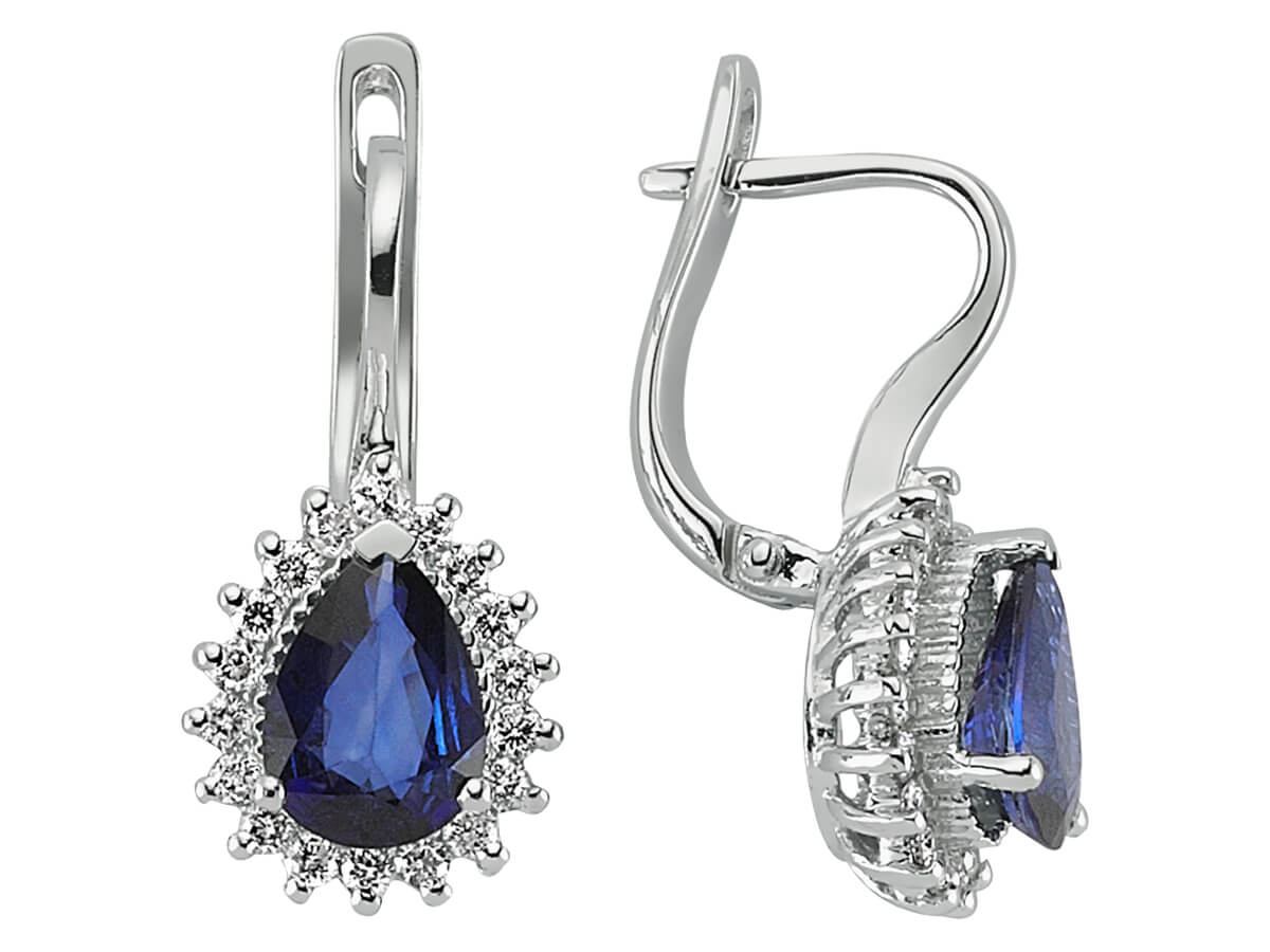 Boucles d'Oreilles Clous en diamant solitaire 0,53 ct - Or Blanc 14 carats | Luxe sobre - Bijoux haut de gamme de Rosy Lab Diamonds